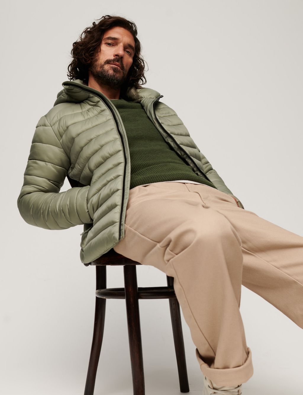 Quilted Padded Hooded Puffer Jacket image 5