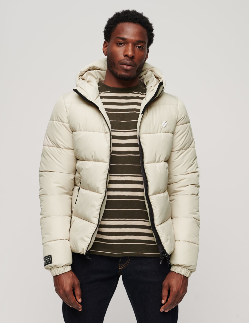 Men s Beige Coats Jackets M S M S