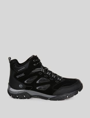Regatta Mens Holcombe Waterproof Walking Boots - 7 - Black, Black,Blue