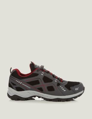 Regatta Mens Vendeavour Waterproof Walking Shoes - 11 - Grey, Grey,Orange