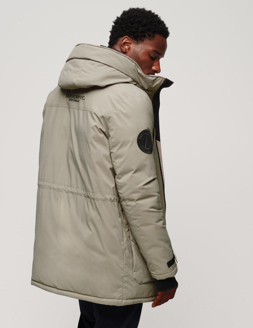 Hooded Padded Parka Jacket image 4