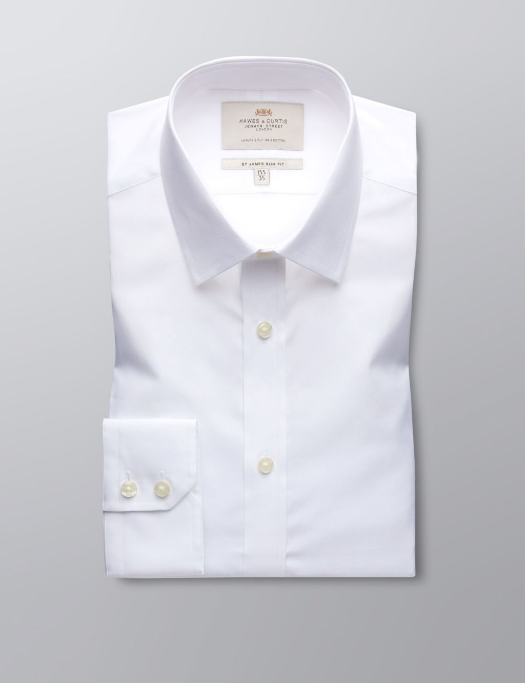 Slim Fit Easy Iron Pure Cotton Shirt image 1