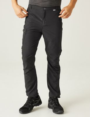 Regatta Men's Leesville Zip Off Trousers - 32 - Grey, Grey
