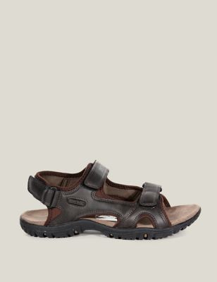 Regatta Men's Haris Riptape Sandals - 9 - Brown, Brown,Beige
