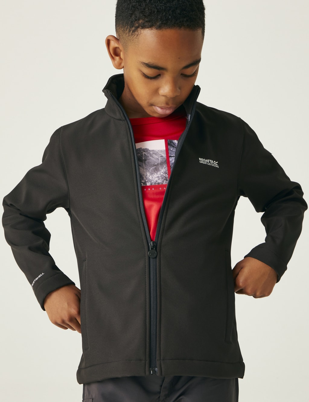 Boys best sale black jacket
