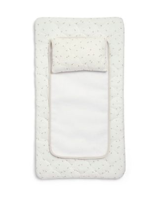 Mamas & Papas Welcome To The World Seedling Luxury Changing Mat - Natural, Natural