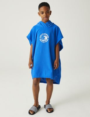 Regatta Boy's Kid's Towel Robe (3-13 Yrs) - 5-9 - Blue, Blue