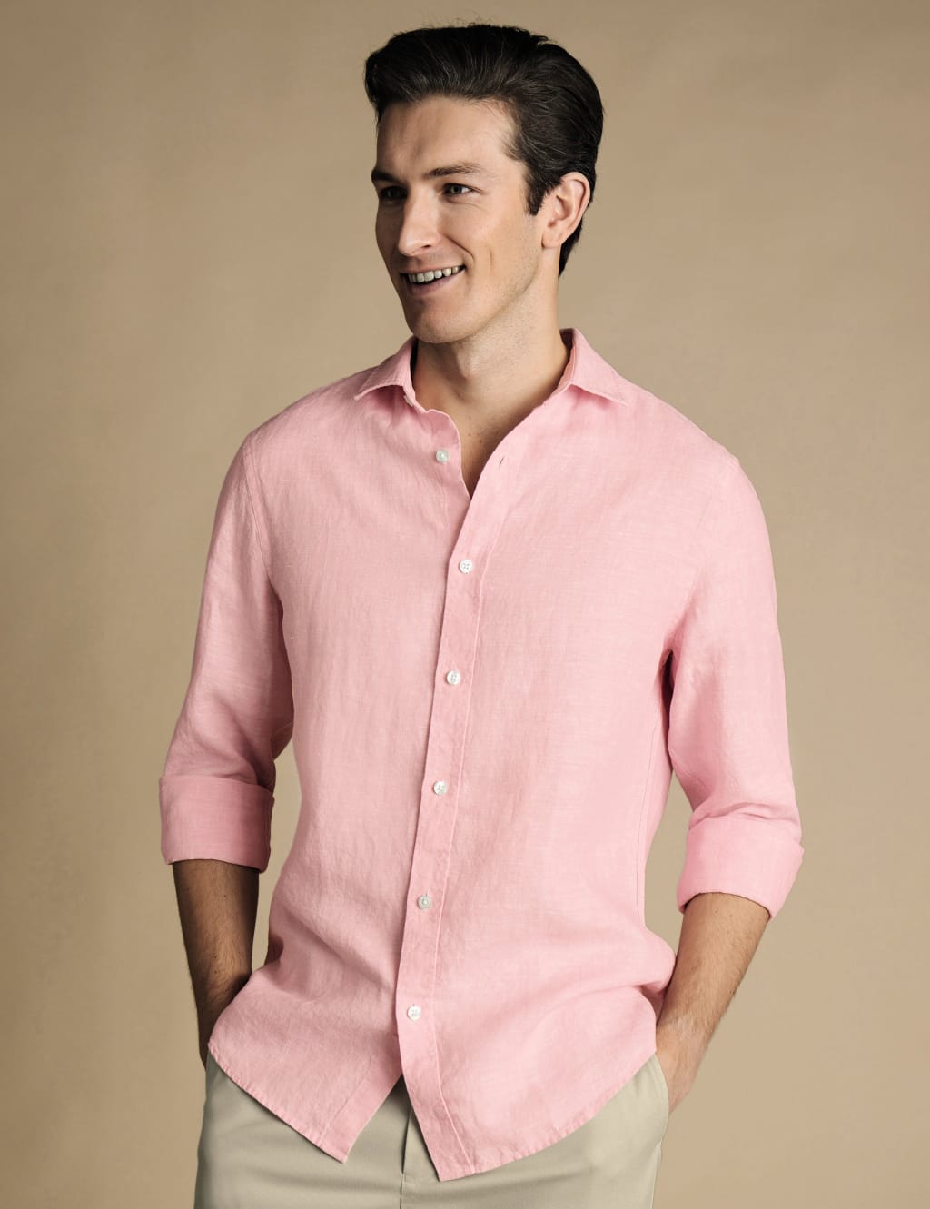 Slim Fit Pure Linen Shirt