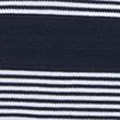 Tempete Pure Cotton Striped Polo Shirt - navymix