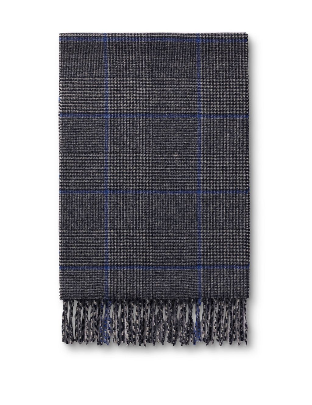 Pure Cashmere Checked Scarf image 2