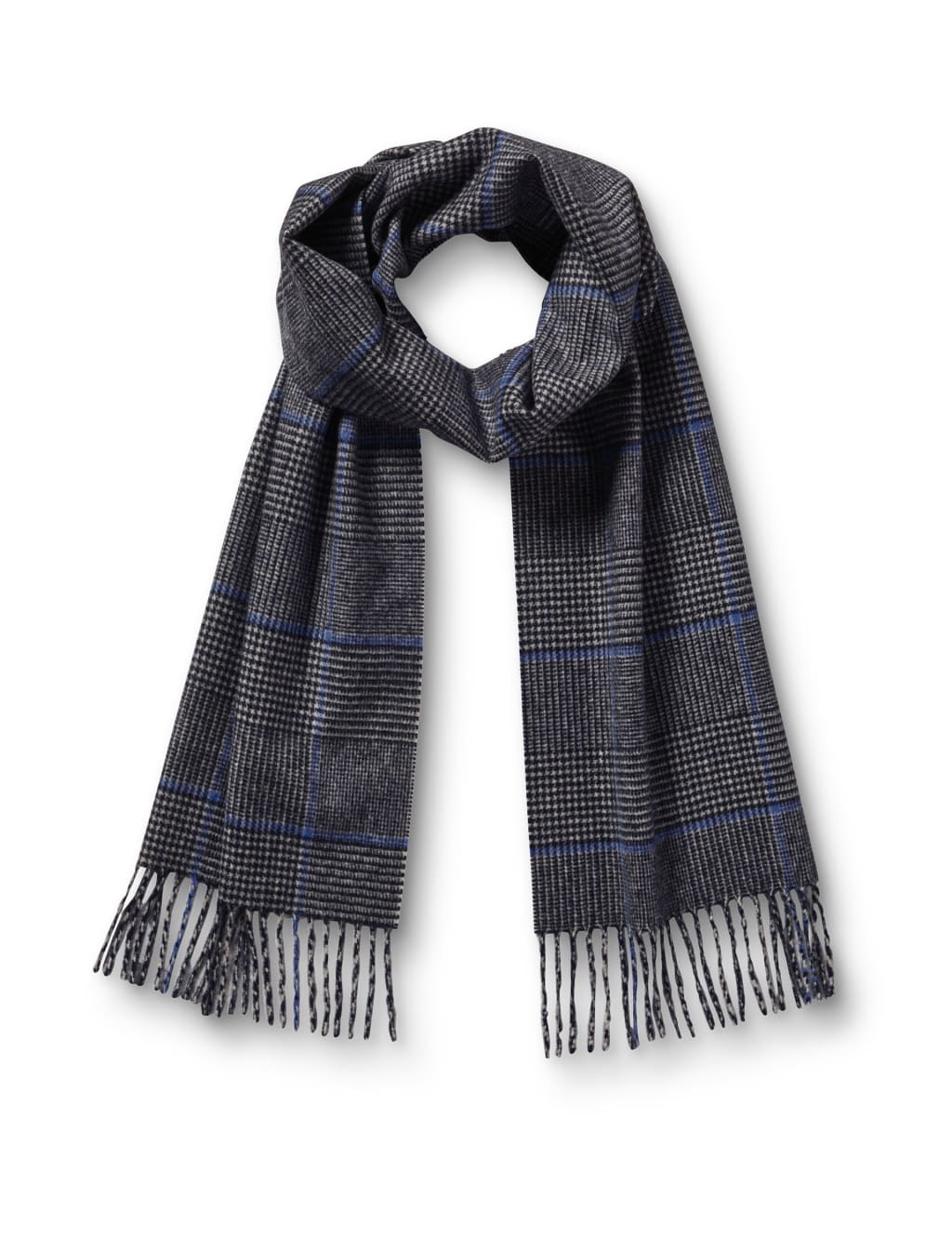 Pure Cashmere Checked Scarf image 1