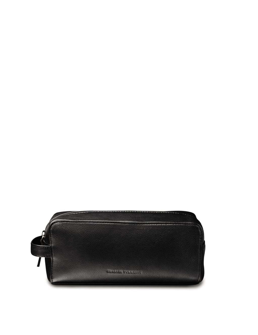 Leather Pebble Grain Washbag image 1