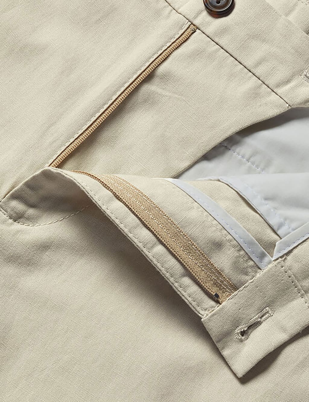 Linen Blend Chino Shorts image 4