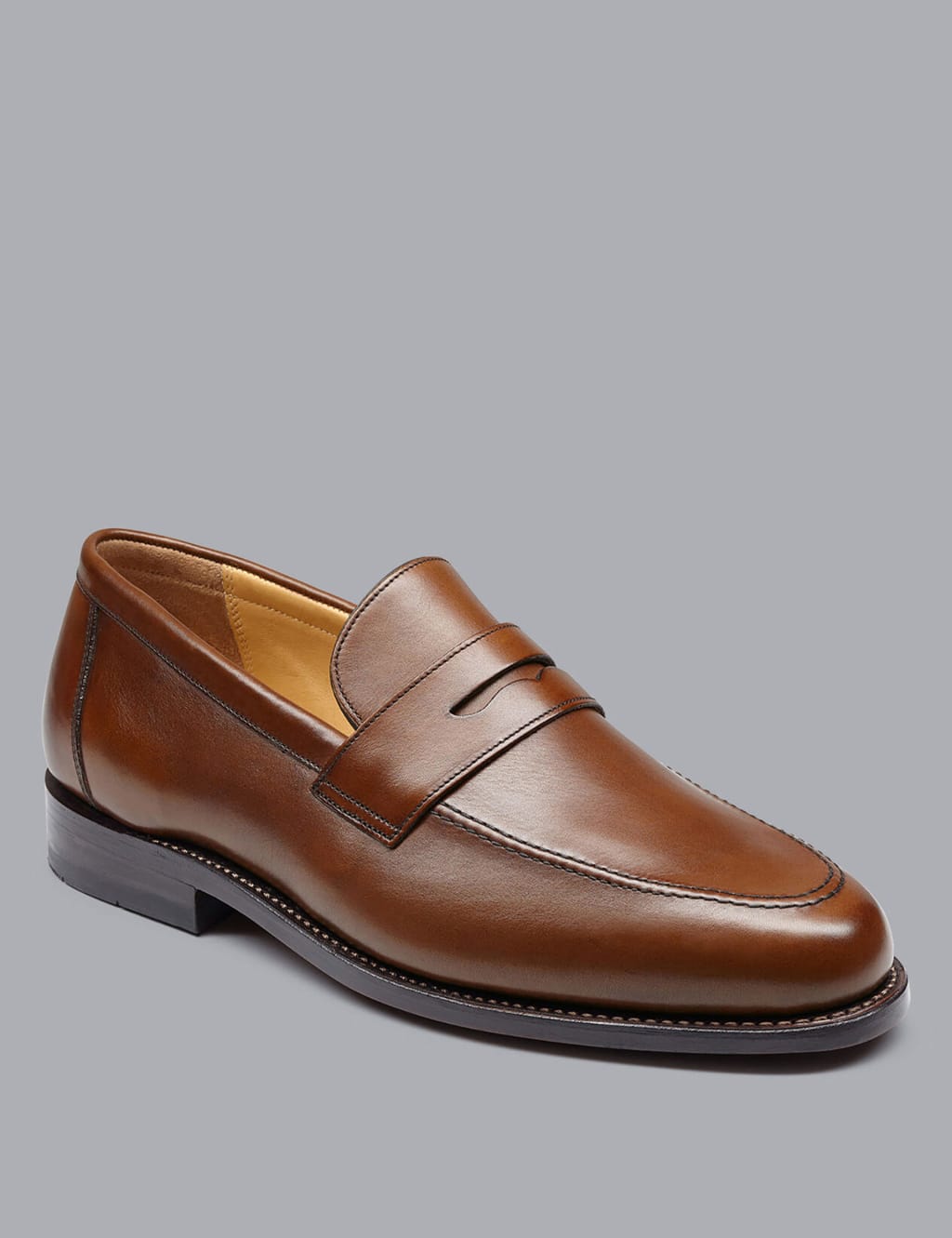 Leather Slip On Loafers image 3