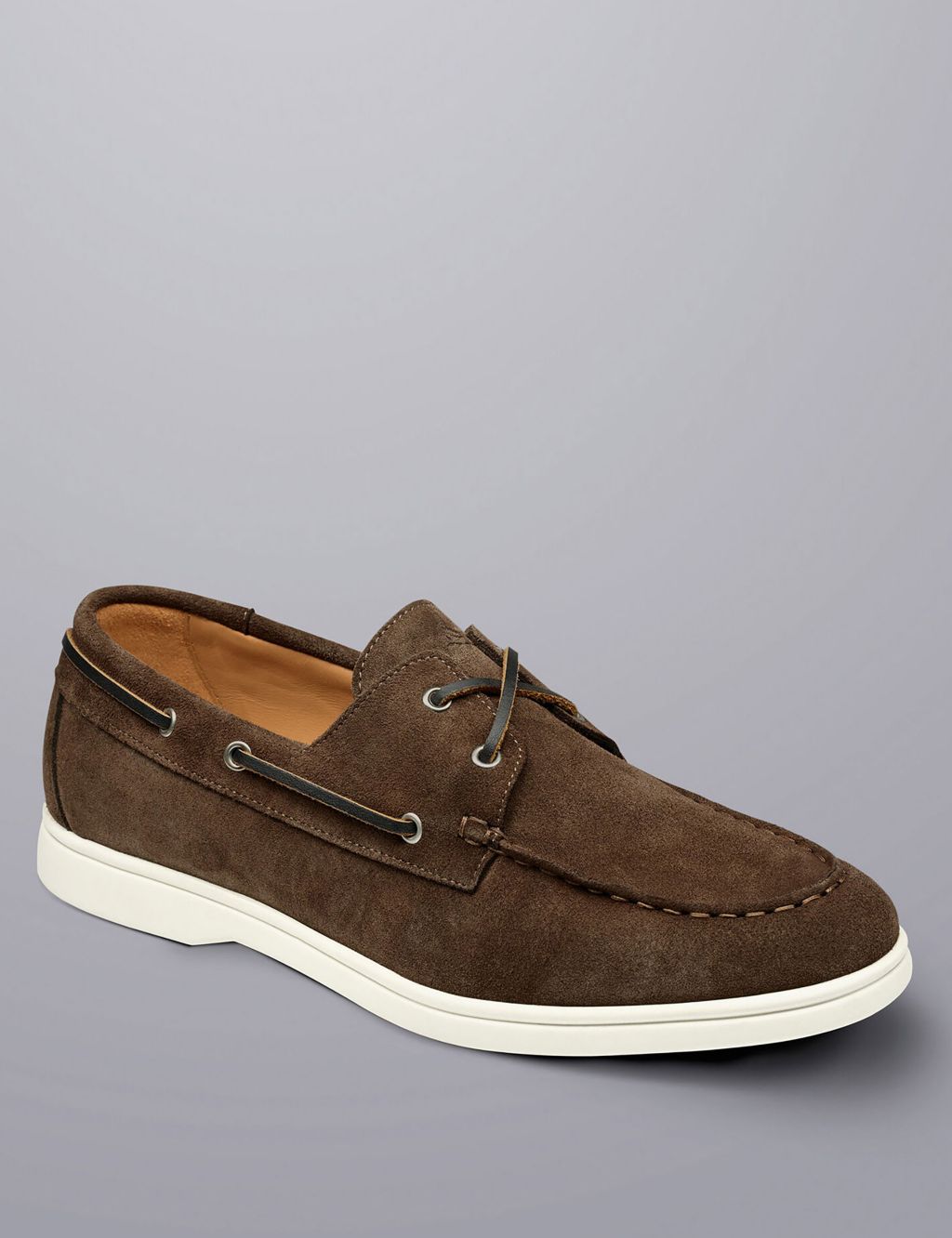 Suede Slip On Boat Shoes image 3