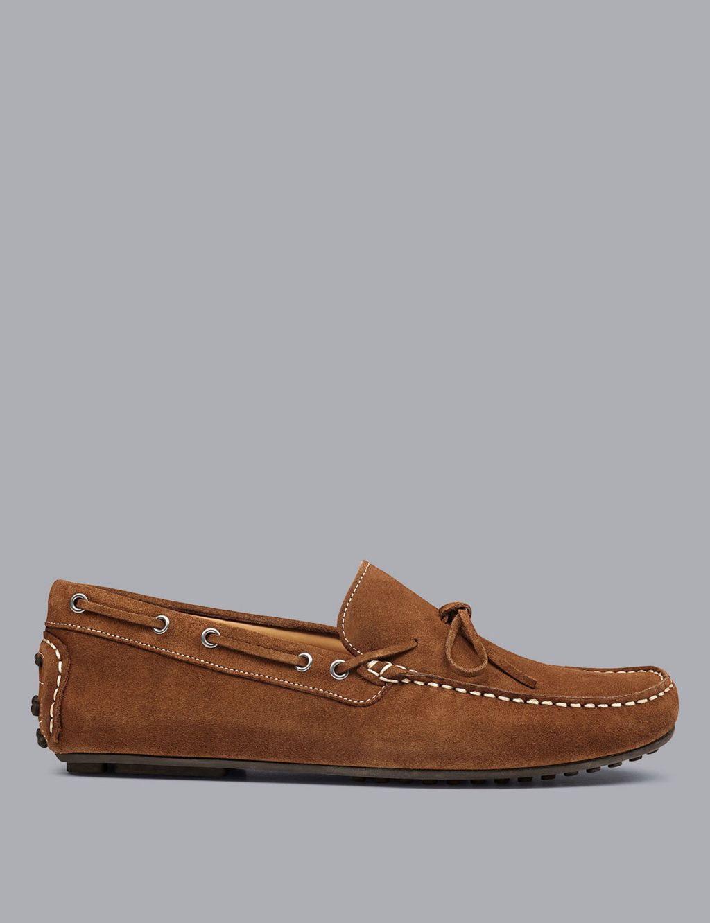 Suede Slip On Driving Loafers image 1
