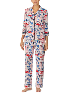 Balloon Print Cuffed Hem Pyjama Set
