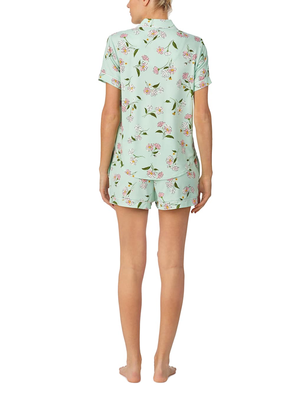 Floral Print Cropped Pyjama Set image 3