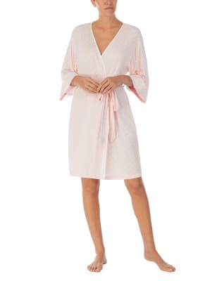 Modal Rich Polka Dot Short Robe