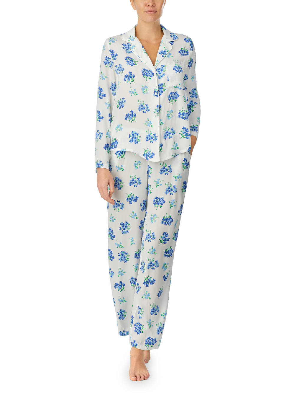 Satin Floral Pyjama Set image 1