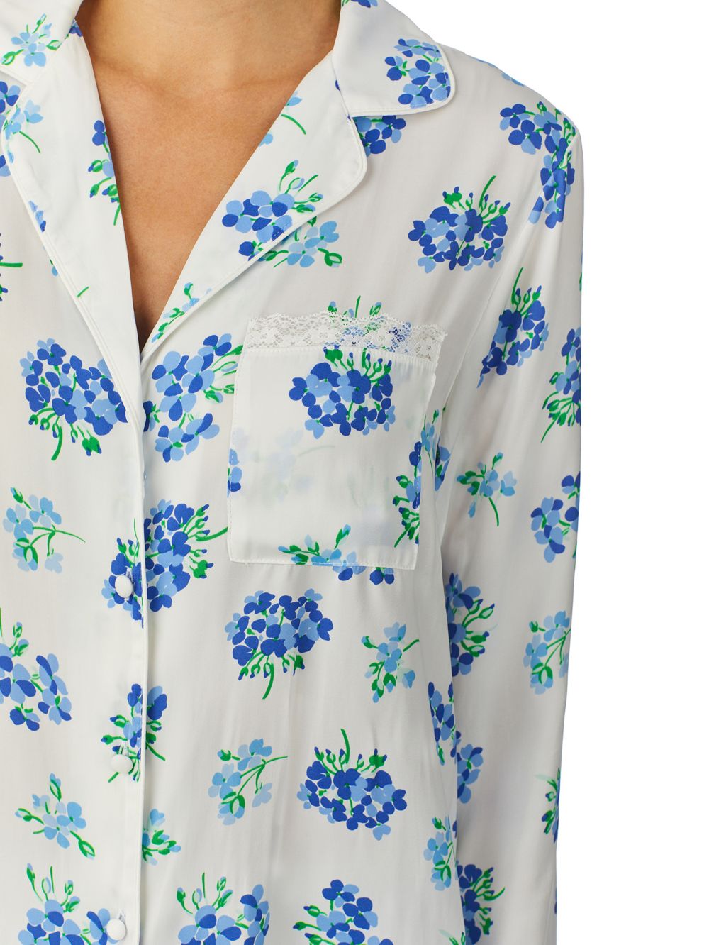 Satin Floral Pyjama Set image 4