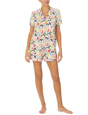 Jersey Flip Flop Print Shortie Set