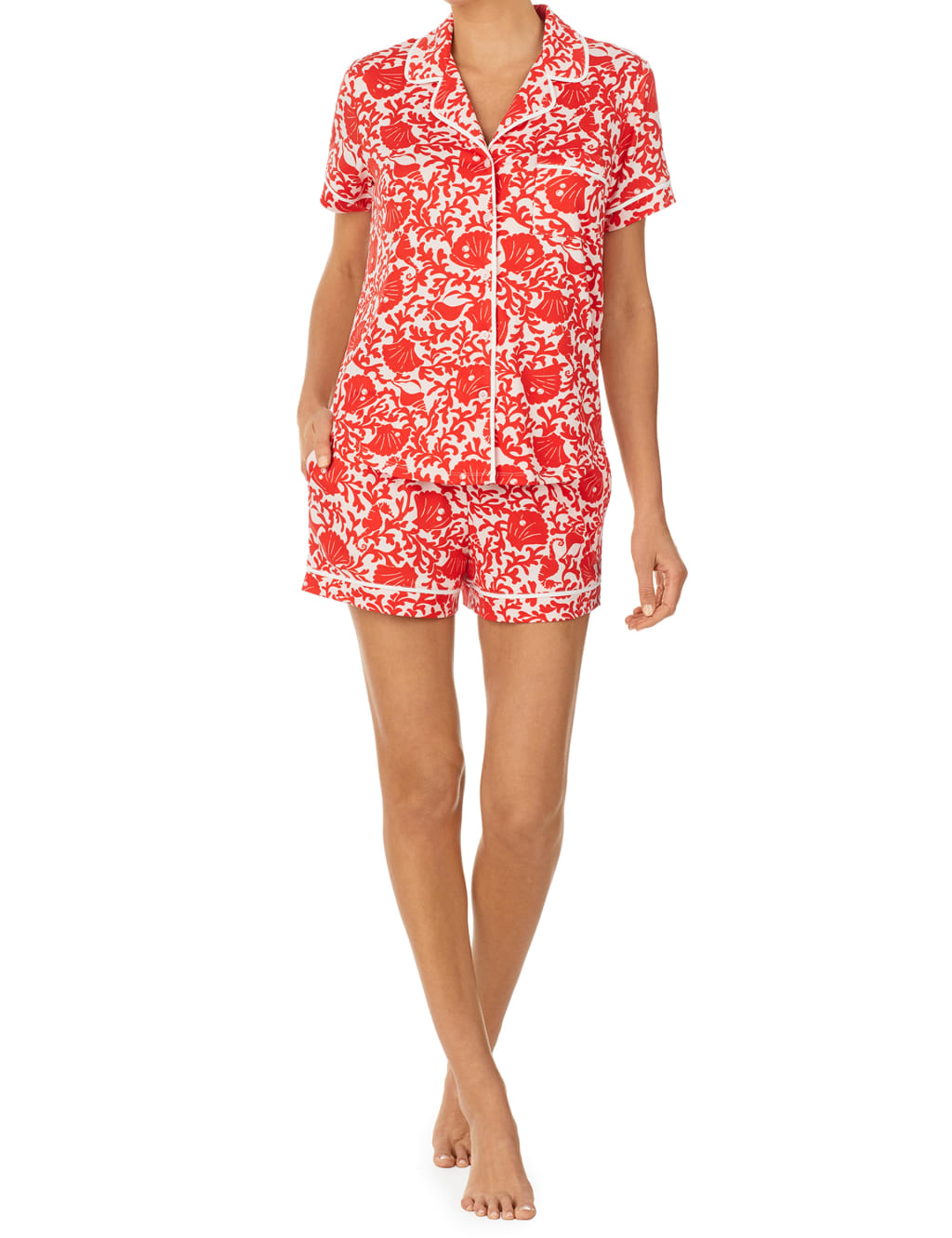 Shell Print Shortie Set image 1