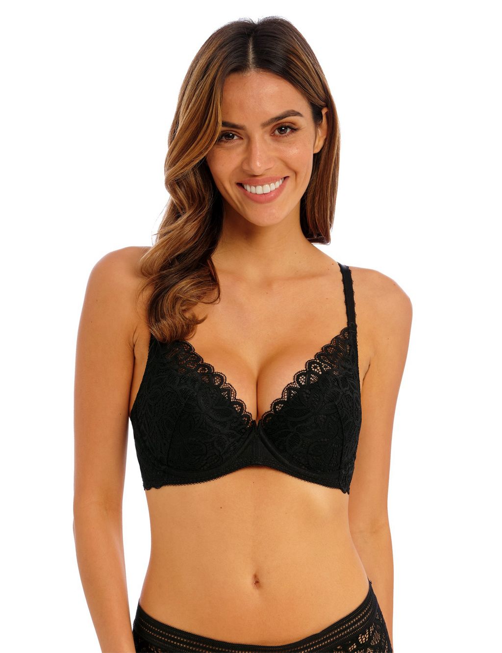 Raffiné Lace Wired Plunge Bra image 1