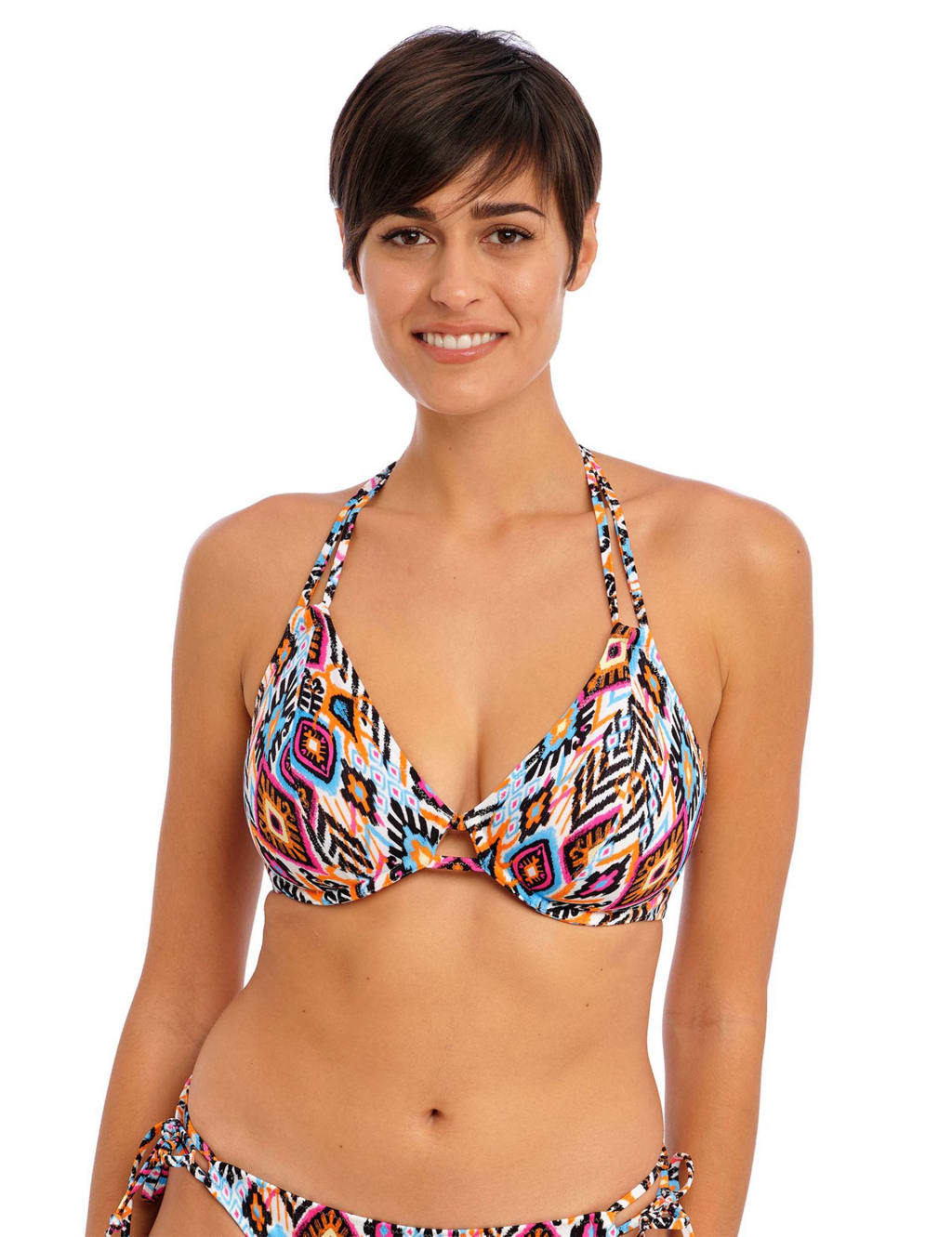 Viva La Fiesta Printed Wired Bikini Top image 3
