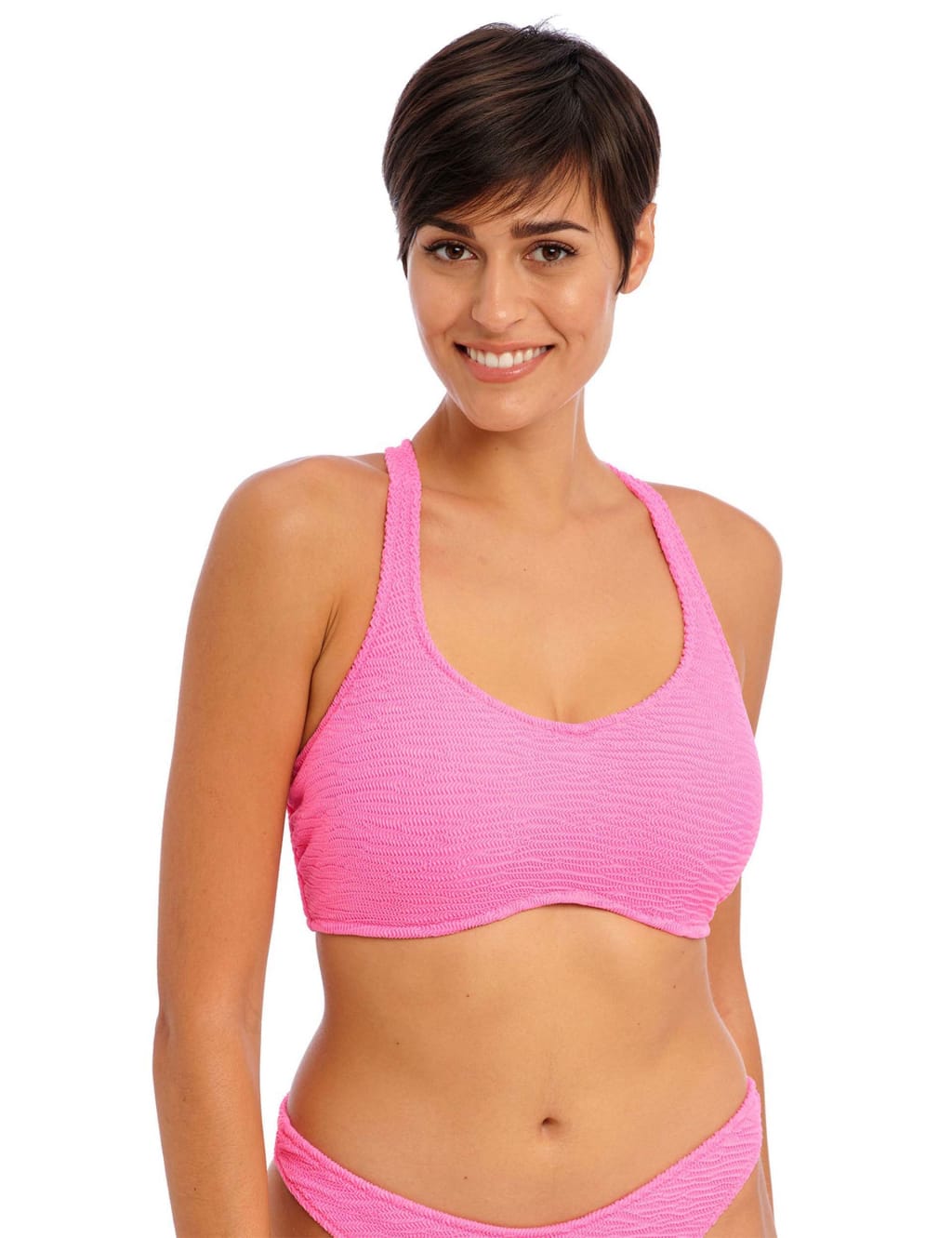 Ibiza Waves Textured Wired Bikini Top image 3
