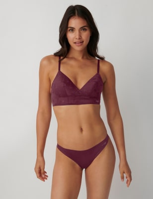 

Womens SLOGGI Zero Feel - Brazilian-Slip mit Mesh und Spitze - Red, Red