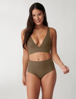 

Womens SLOGGI Zero Feel 2.0 - Bustier - Khaki, Khaki