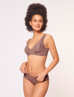 

Womens Sloggi Zero Feel 2.0 - Leichter BH ohne Wattierung und Bügel - Brown, Brown