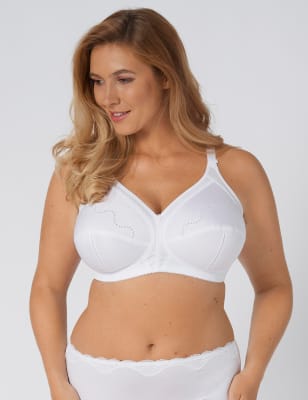 Doreen Non Wired Total Support Bra with Cotton C-G, Triumph