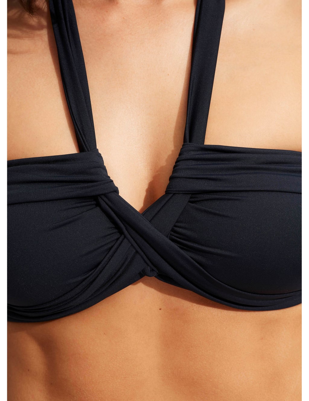 Collective Padded Halterneck Bandeau Bikini Top image 2