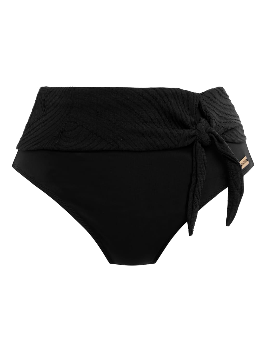 Ottawa Textured High Waisted Bikini Bottoms image 2