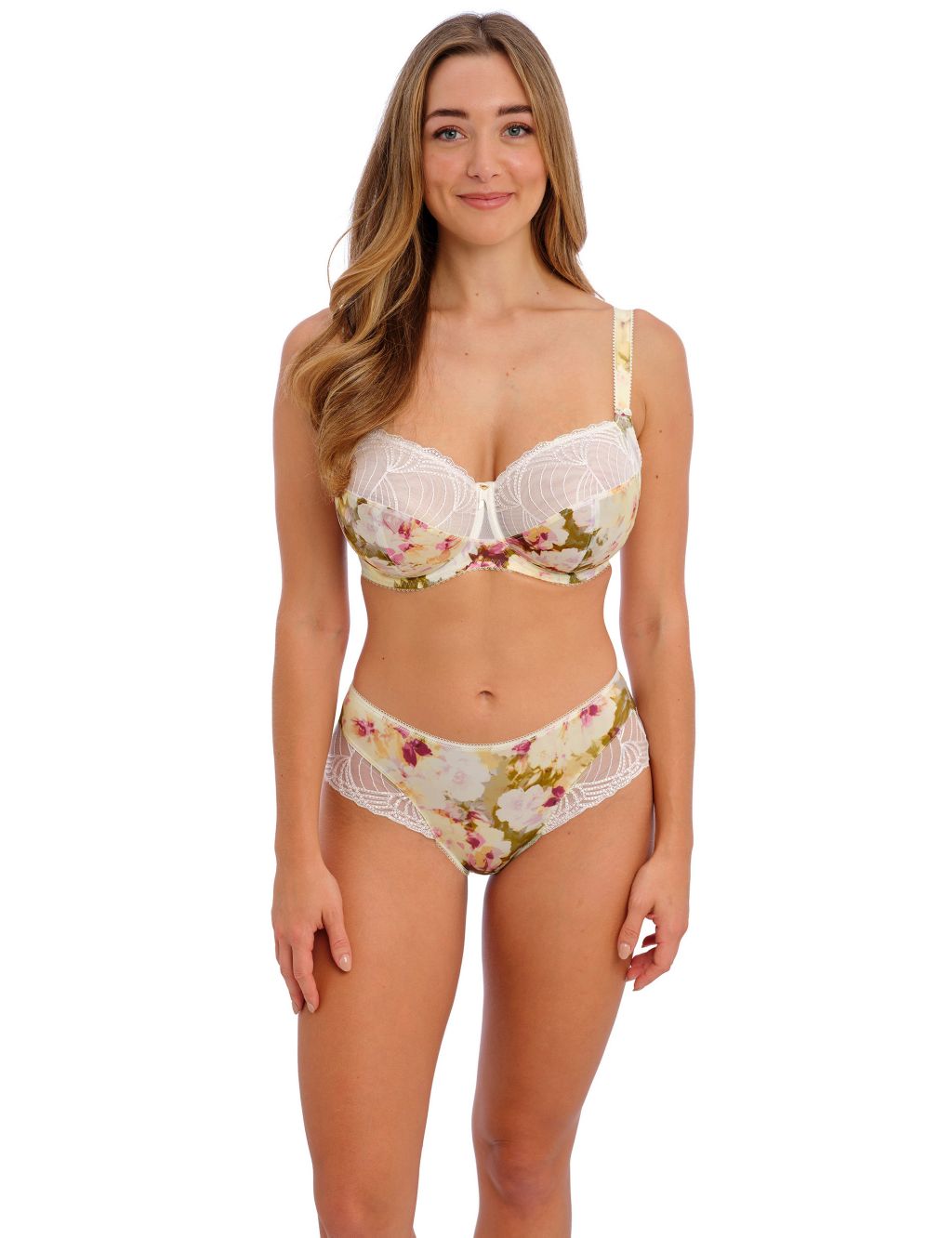 Adelle Floral Wired Side Support Bra image 1