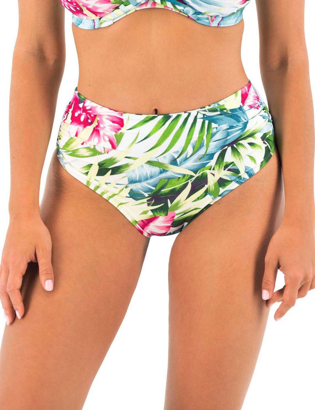 Langkawi Floral High Waisted Bikini Bottoms image 4
