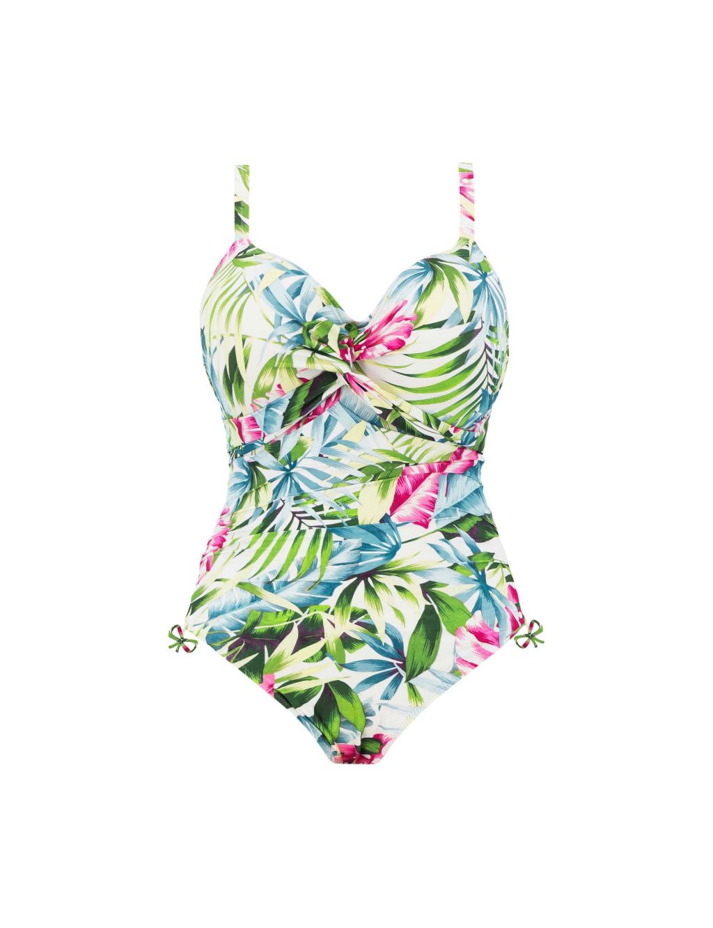 Langkawi Floral Wired Twist Front Swimsuit image 2