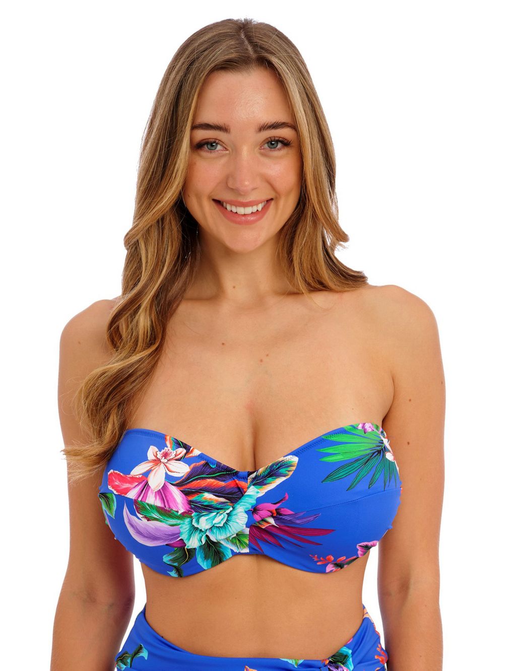 Halkidiki Floral Wired Padded Bikini Top image 3