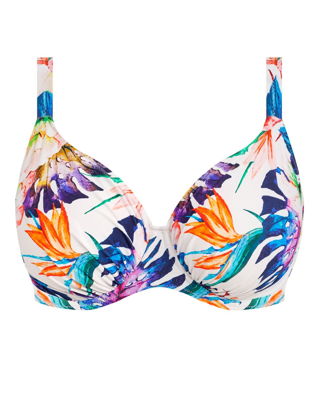 Paradiso Floral Wired Plunge Bikini Top image 2