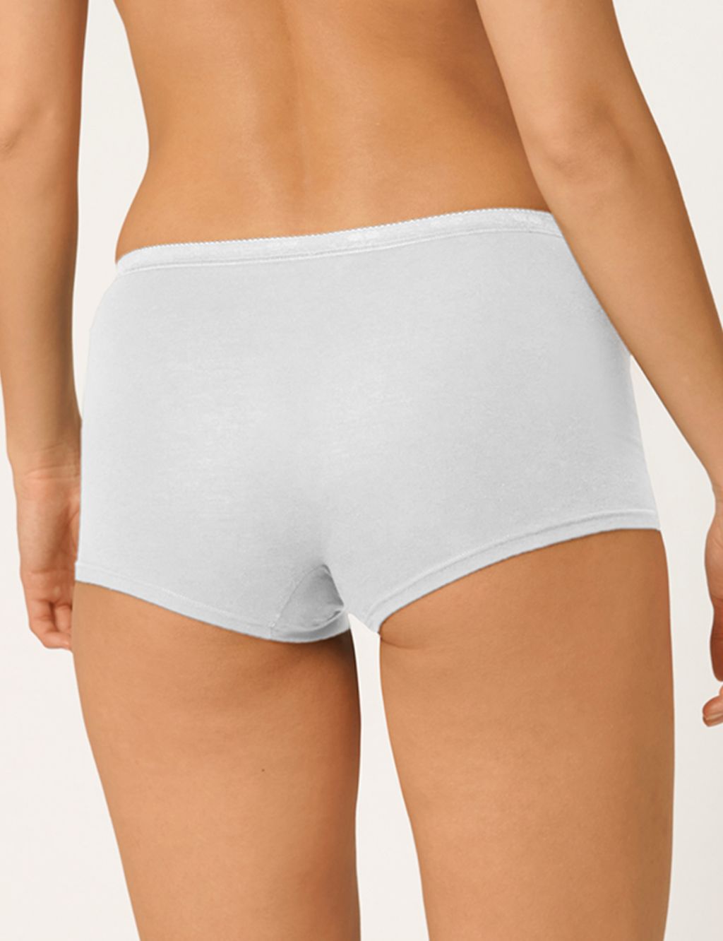 Basic+ Cotton Rich High Waisted Shorts image 4
