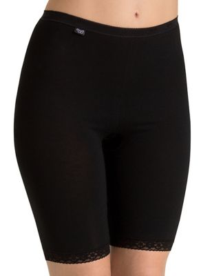 Sloggi Women's Basic+ Cotton Rich High Rise Shorts - 14 - Black, Black