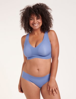 

Womens Sloggi Zero Feel - Leichter BH ohne Bügel - Blue, Blue