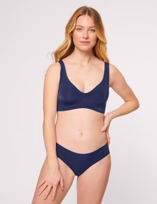 

Womens Sloggi Zero Feel Non Wired Bralette - Navy, Navy