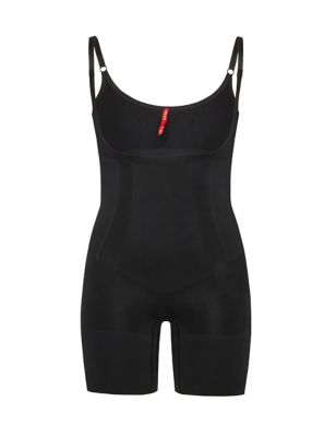 Oncore Firm Control Open-Bust Mid-Thigh Bodysuit