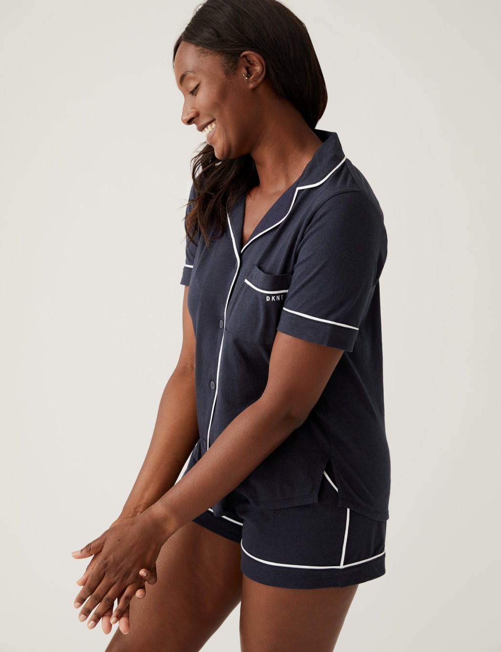 Cotton Rich Shortie Pyjama Set image 4