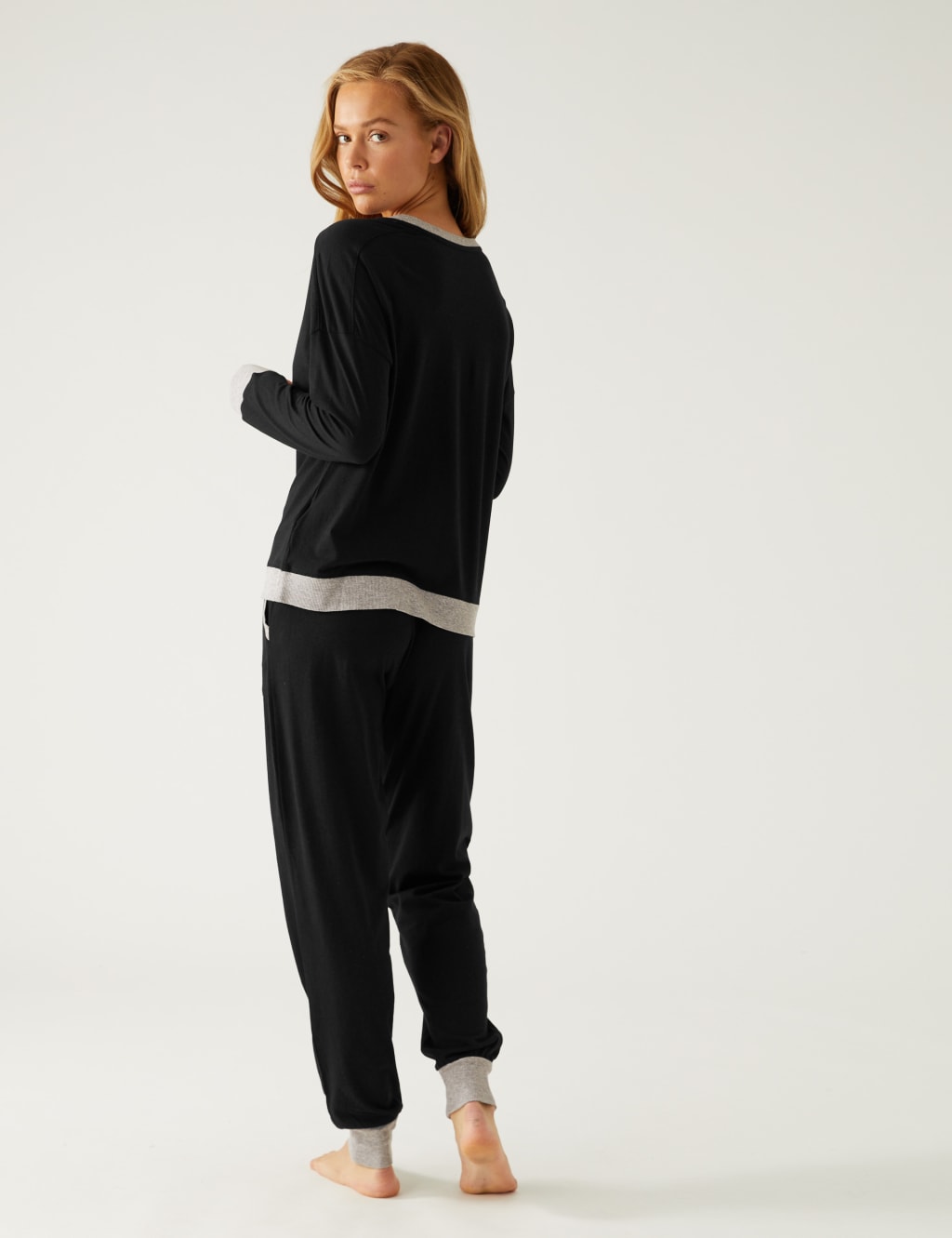 Cotton Rich Embroidered Pyjama Set image 3