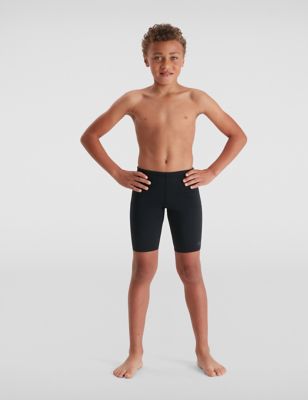 Speedo Boy's Eco Endurance+ Jammer Swim Shorts (4-16 Yrs) - 5-6 - Black, Black