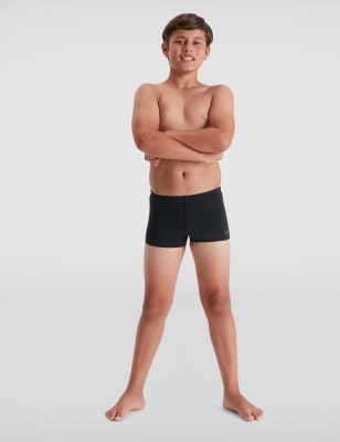 Speedo Boy's Eco Endurance+ Aquashort (4-16 Yrs) - 9-10 - Black, Black,Navy